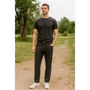 Lululemon size 36 ABC Slim-Fit Pant 34" *Warpstreme charcoal Grey